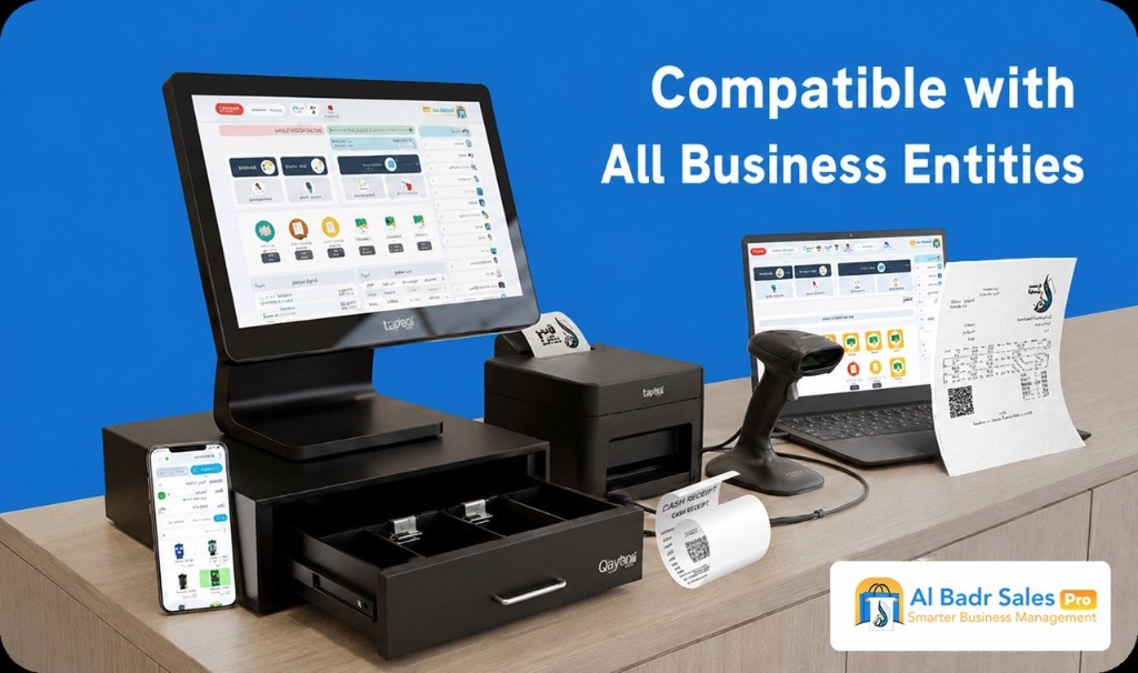 Al-Badr Sales Pro interface across desktop and mobile devices